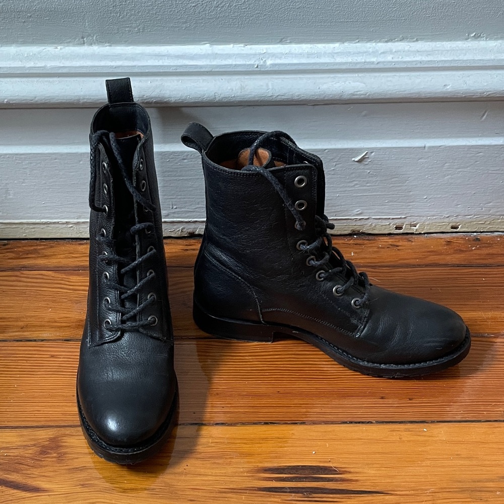 Frye Veronica Moto Combat Boots